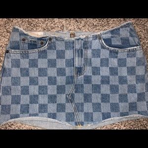 CARMAR DENIEM SKIRT